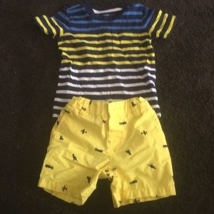 Carter’s tee shirt & shorts